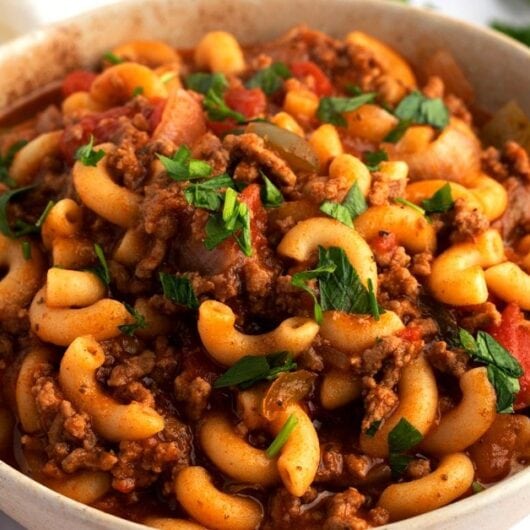 American Goulash with Hamburger
