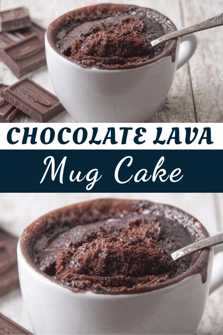 Chocolate Lava Mug Cake (Microwave Recipe!) - Insanely Good