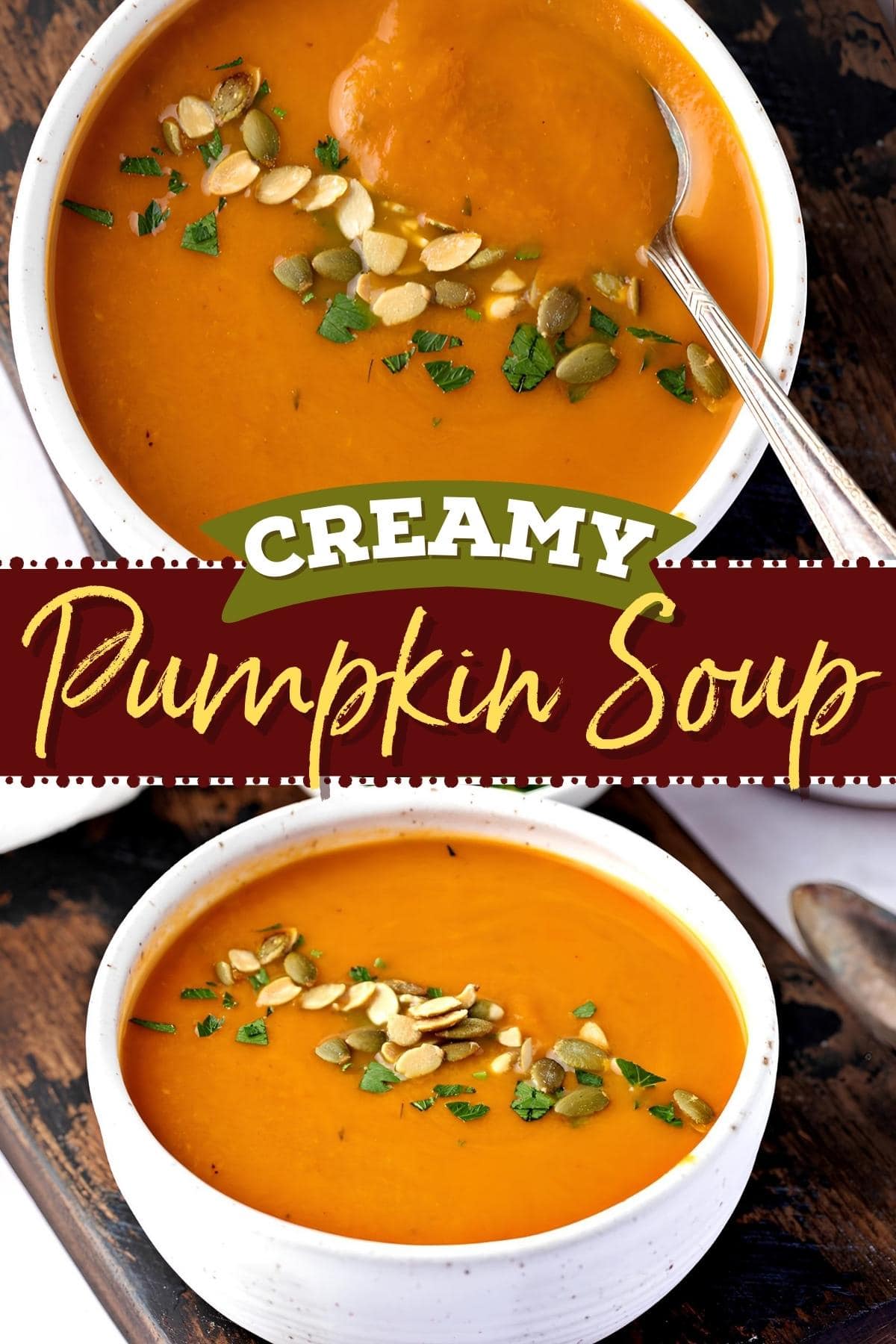 Creamy Pumpkin Soup Recipe - Insanely Good