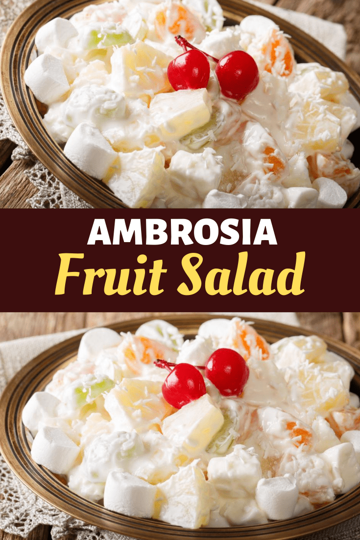 Ambrosia Salad (The BEST Fruit Salad) - Insanely Good