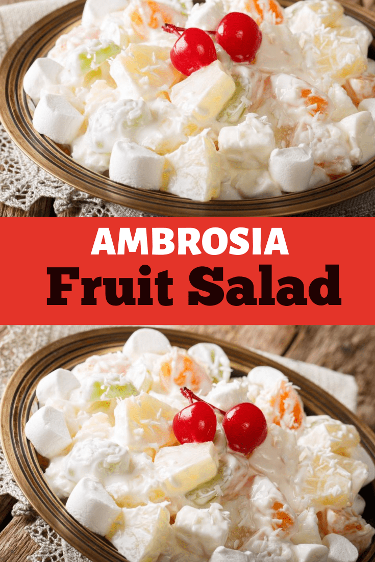 Ambrosia Salad (The BEST Fruit Salad) - Insanely Good