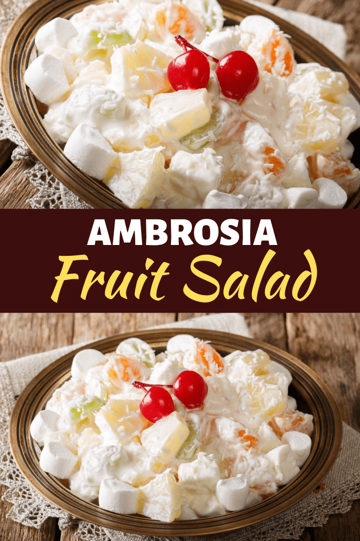Ambrosia Salad (The BEST Fruit Salad) - Insanely Good