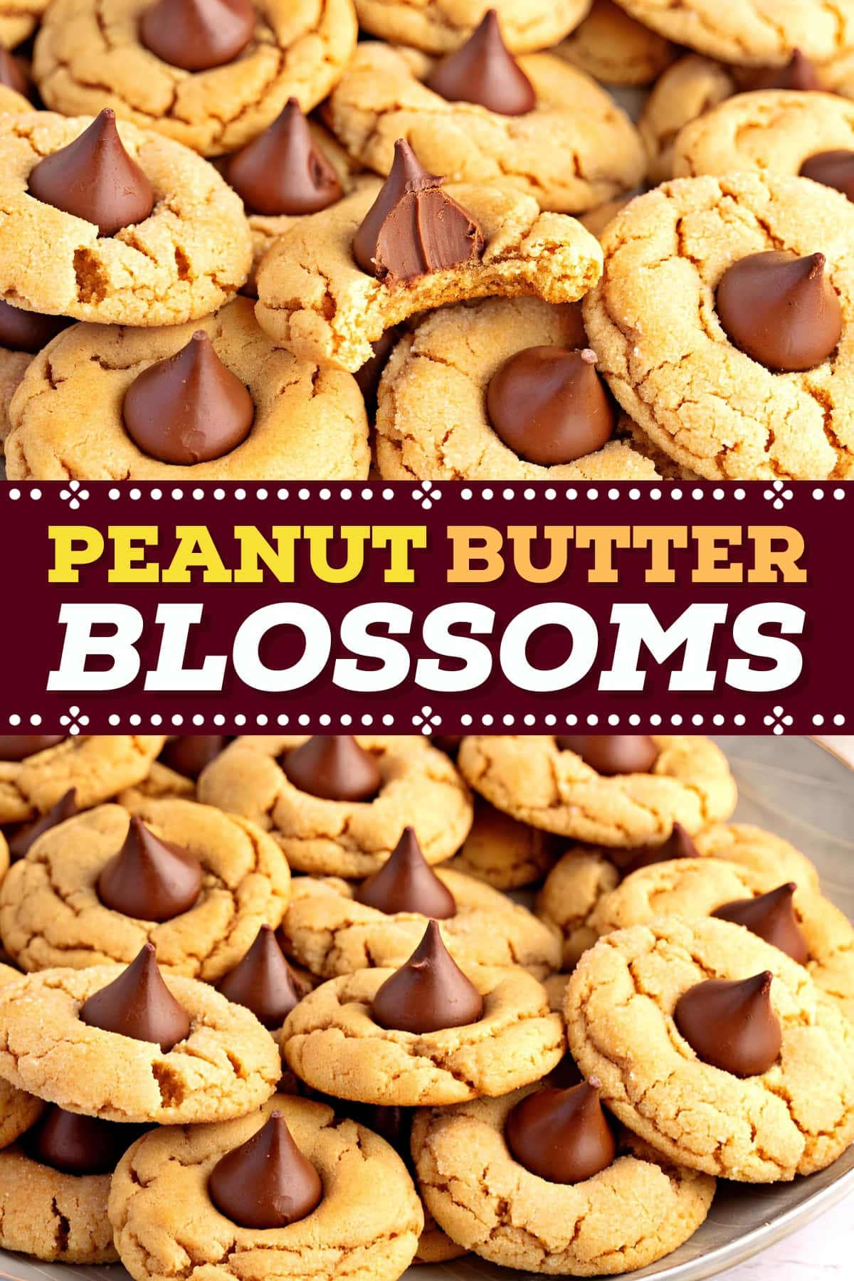 Peanut Butter Blossoms Cookie Recipe Insanely Good