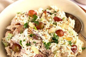 Rotisserie Chicken Salad with Grapes