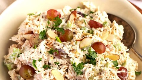 Rotisserie Chicken Salad with Grapes