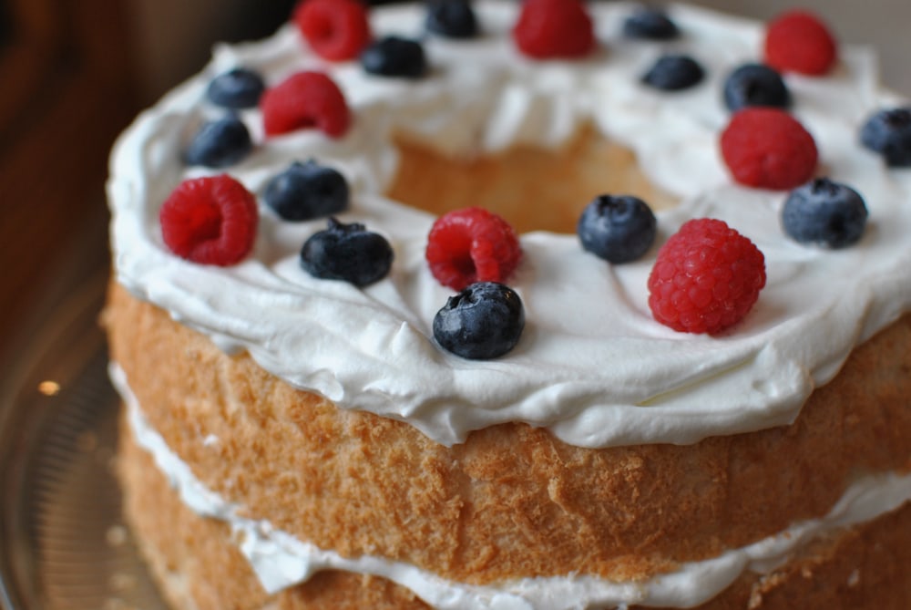 Easy Angel Food Cake Recipe - No Folding Flour Required!