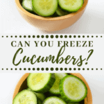 Can You Freeze Cucumbers