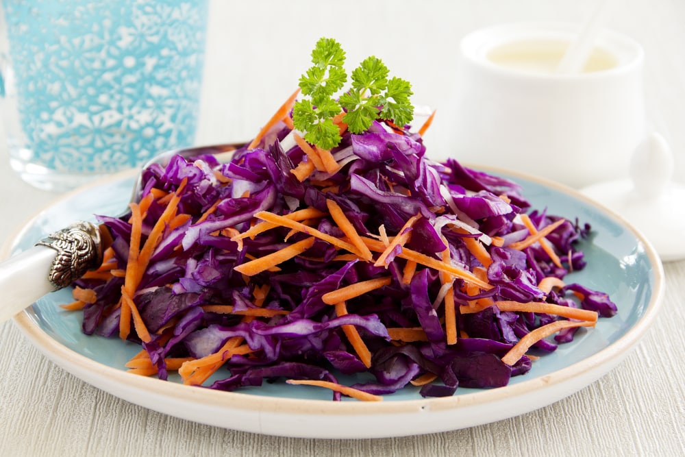 Red Cabbage Coleslaw