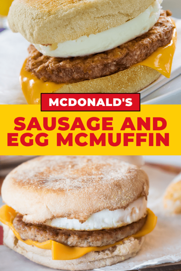 McDonald’s Sausage and Egg McMuffin Recipe - Insanely Good