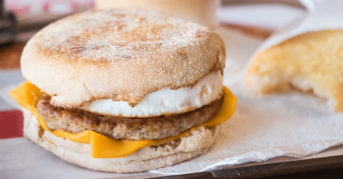 McDonald’s Sausage and Egg McMuffin