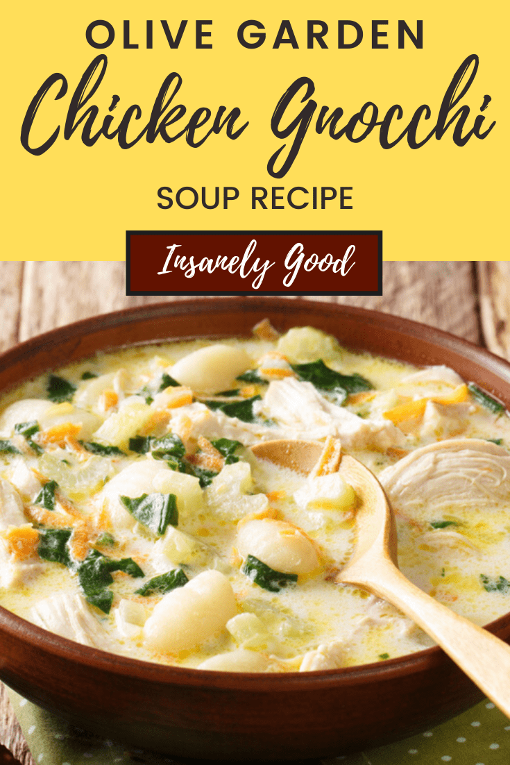 Olive Garden Chicken Gnocchi Soup Recipe - Insanely Good