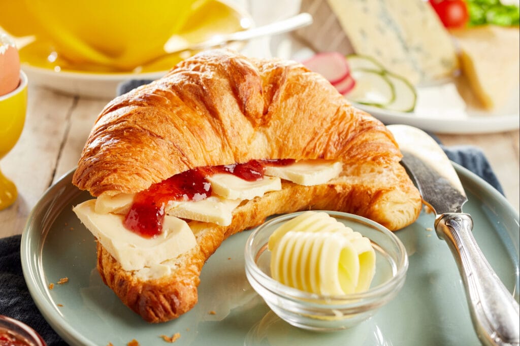 Brie and Jam Croissant