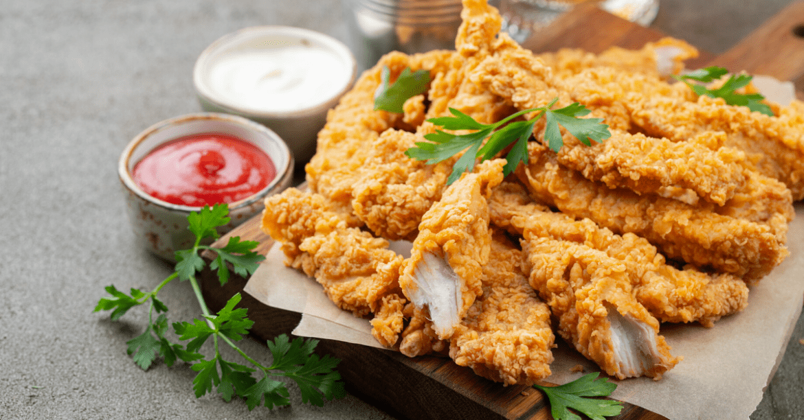 Chicken Strips with Side Dishes