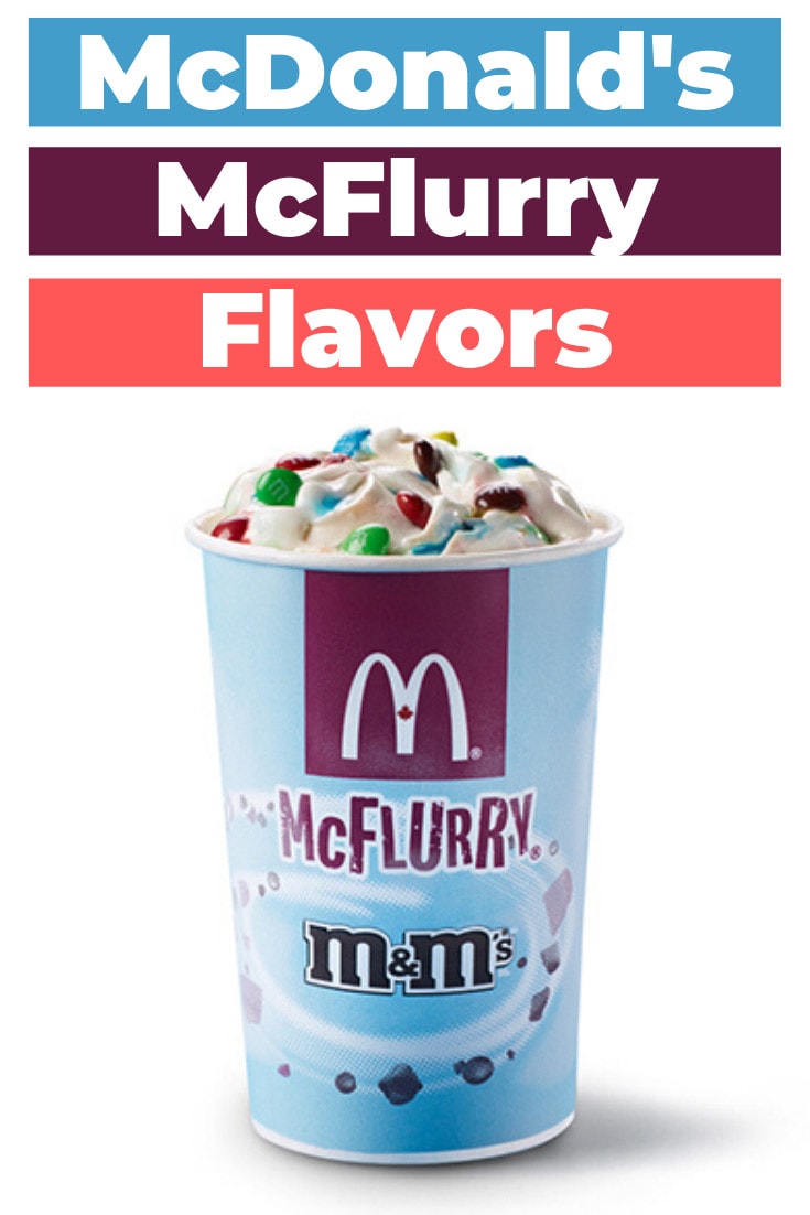 McDonald’s McFlurry Flavors