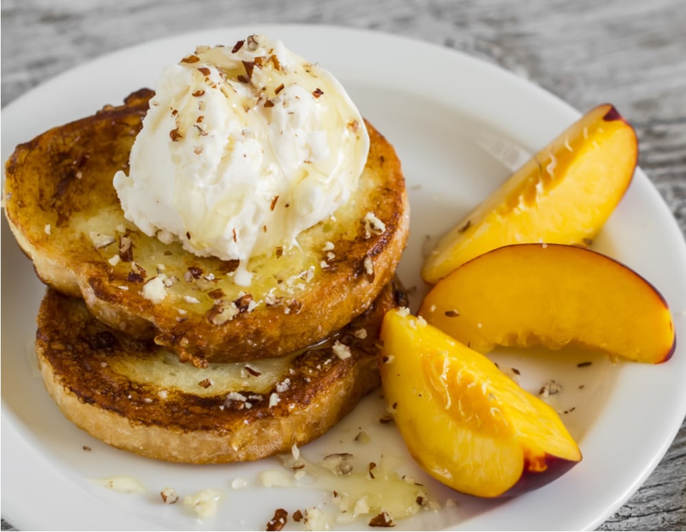 Peaches and Cream French Toast