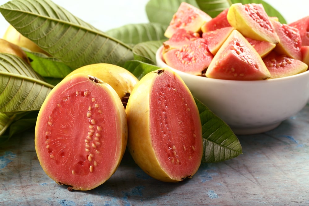 Sliced Guava