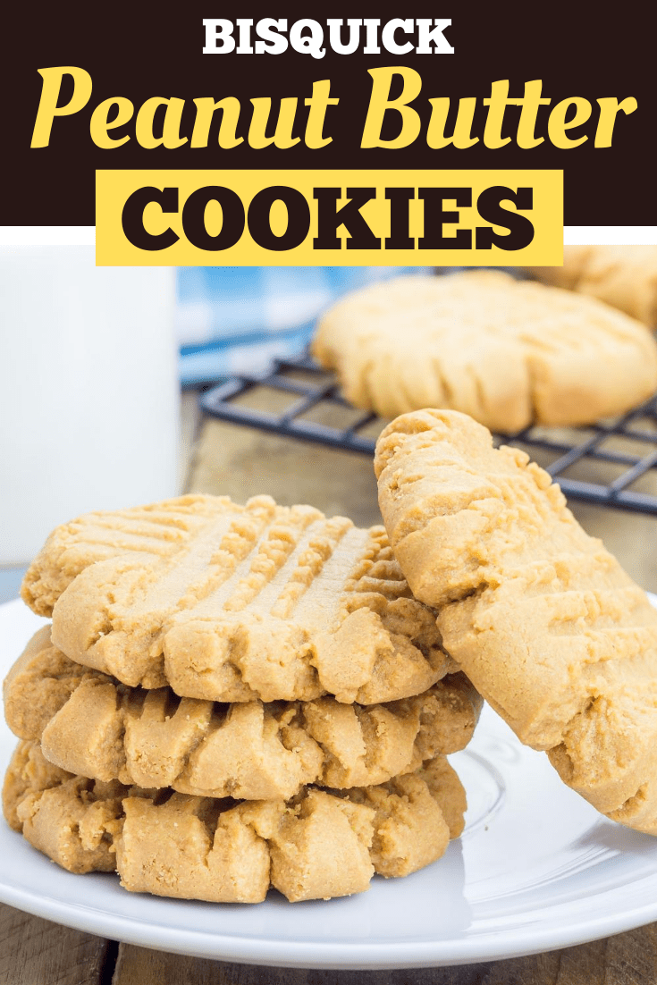 Bisquick Peanut Butter Cookies - Insanely Good