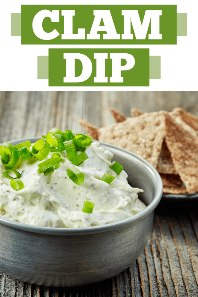 Clam Dip Topped With Chopped Onions