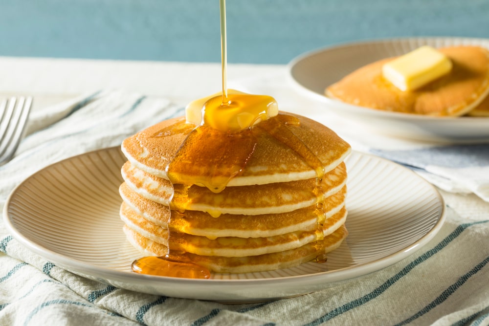 Flapjacks or Pancakes with Syrup