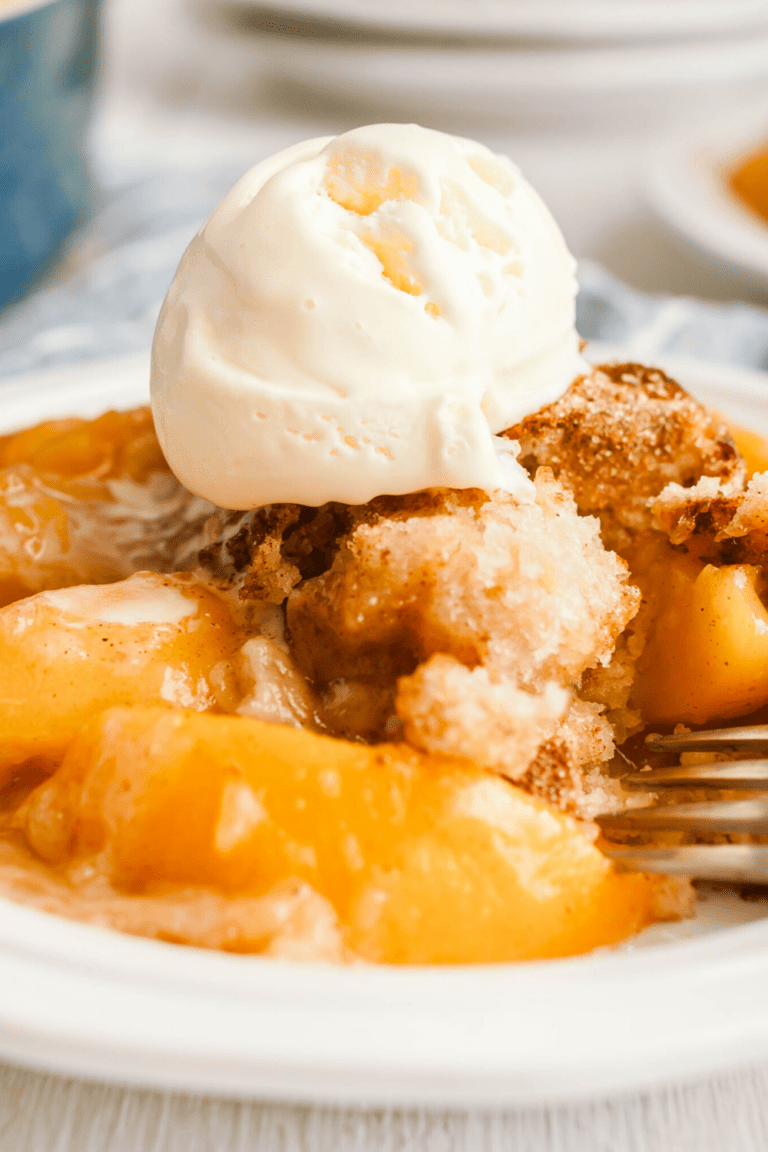 Bisquick Peach Cobbler Recipe Insanely Good