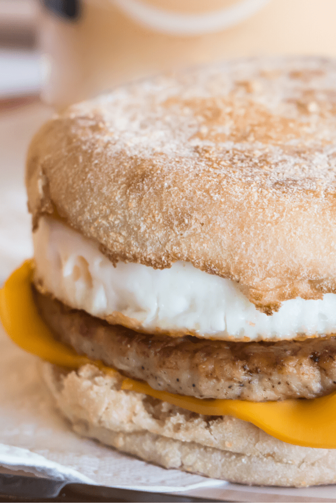 Homemade McDonald's Sausage and Egg Muffin