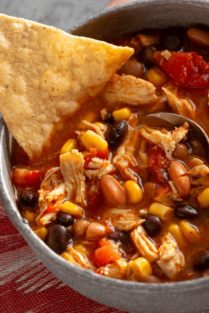 Chicken Tortilla Soup With Beans