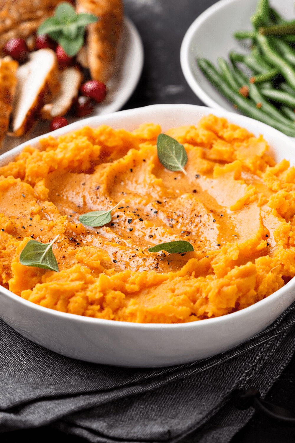 Whipped Sweet Potatoes with Butter