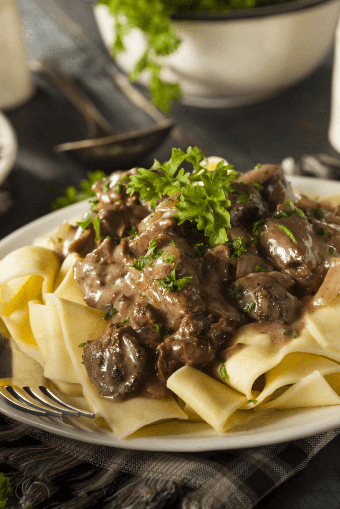 Beef Stroganoff