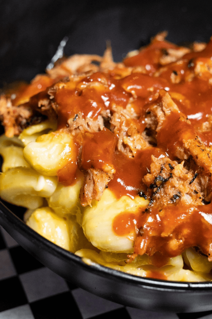 Barbecue Pulled Pork Mac and Cheese