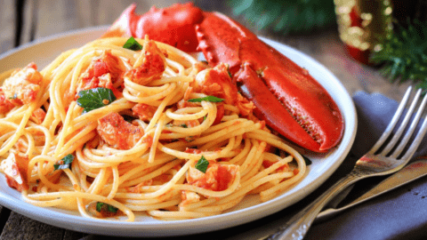 Crab and Shrimp Pasta