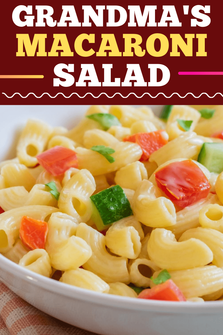 Grandma’s Macaroni Salad (Quick & Easy) - Insanely Good