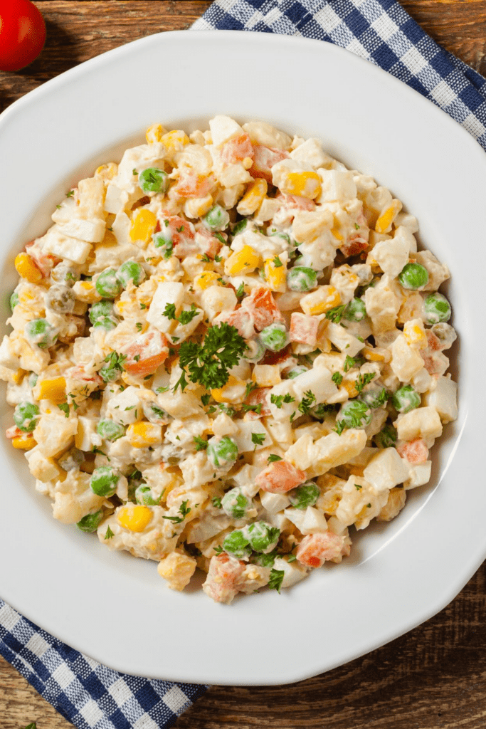Russian Salad with Vegetables