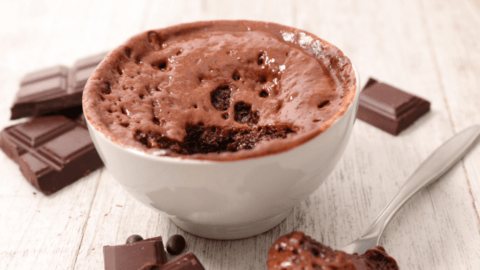 Chocolate Lava Mug Cake for Dessert