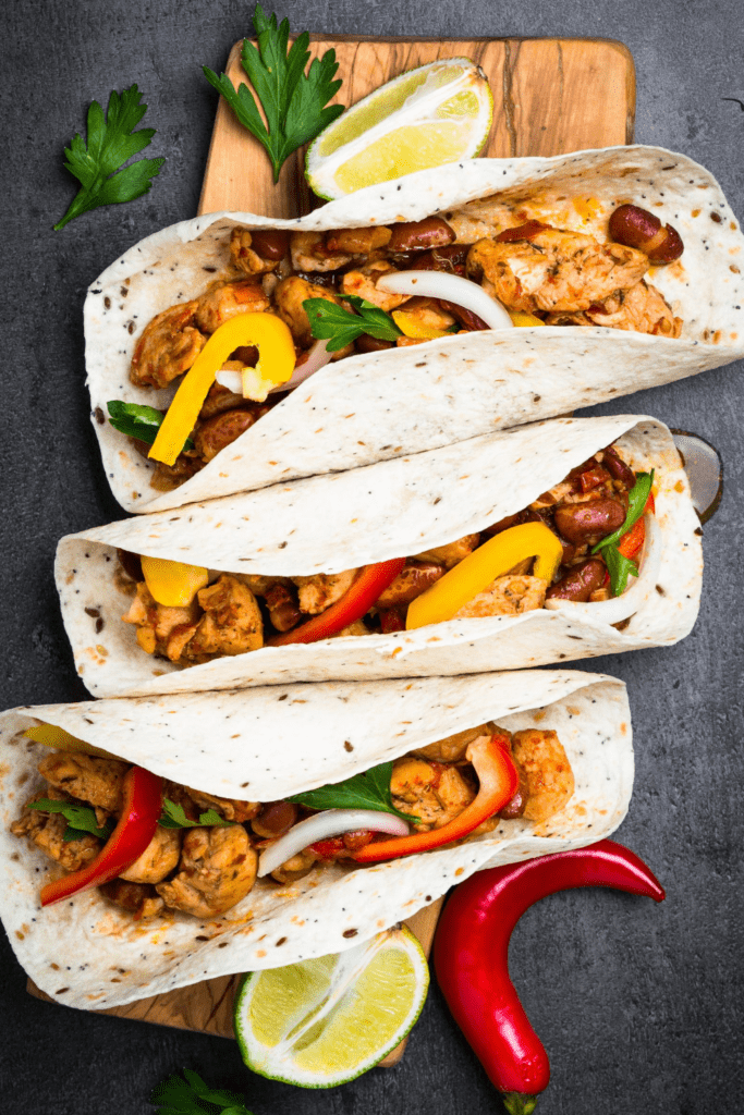 Chicken Tacos with Vegetables