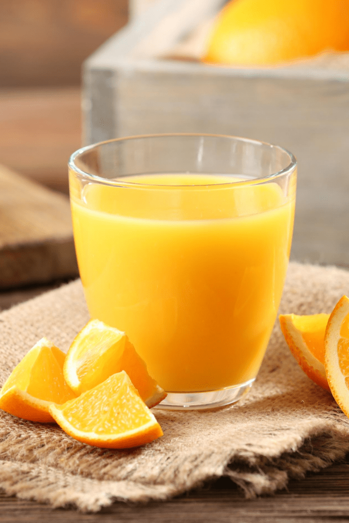 orange juice Vegetarian pancake breakfast side dish