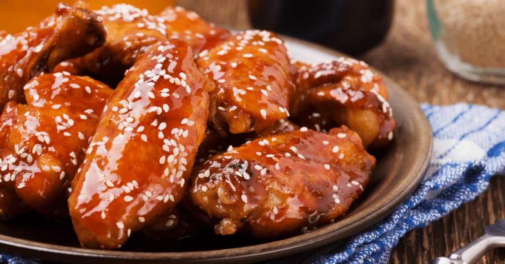 Baked Chicken Wings with Sesame Seeds