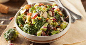 Broccoli Salad With Grapes, Onions and Bacon