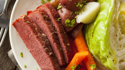 Corned Beef with Side Dishes