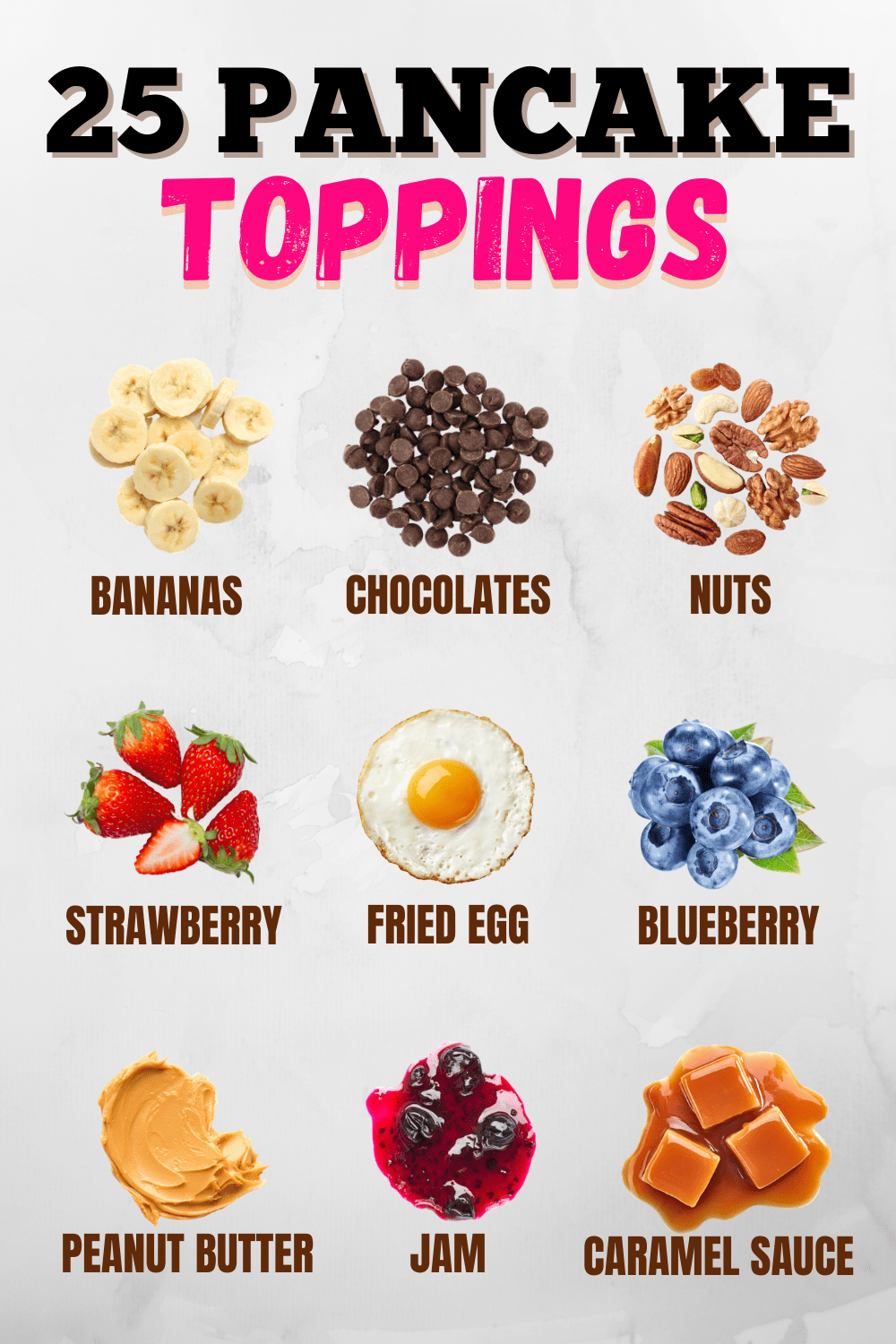 best toppings for pancake cookie