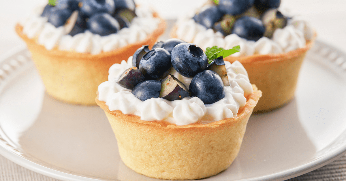 Blueberry Tartlets with Cream Cheese