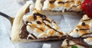 Homemade Grilled S'mores Pizza