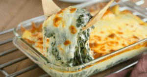 Homemade Spinach Artichoke Dip with Cheese