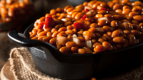 BBQ Baked Beans in a Skillet