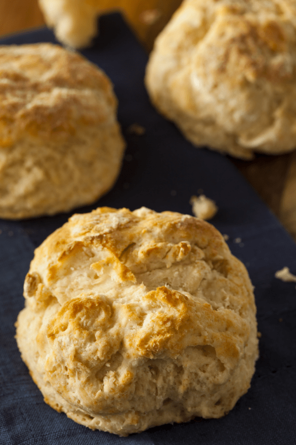 30 Cracker Barrel Recipes To Make At Home Insanely Good   Baked Buttermilk Biscuits 585x878 