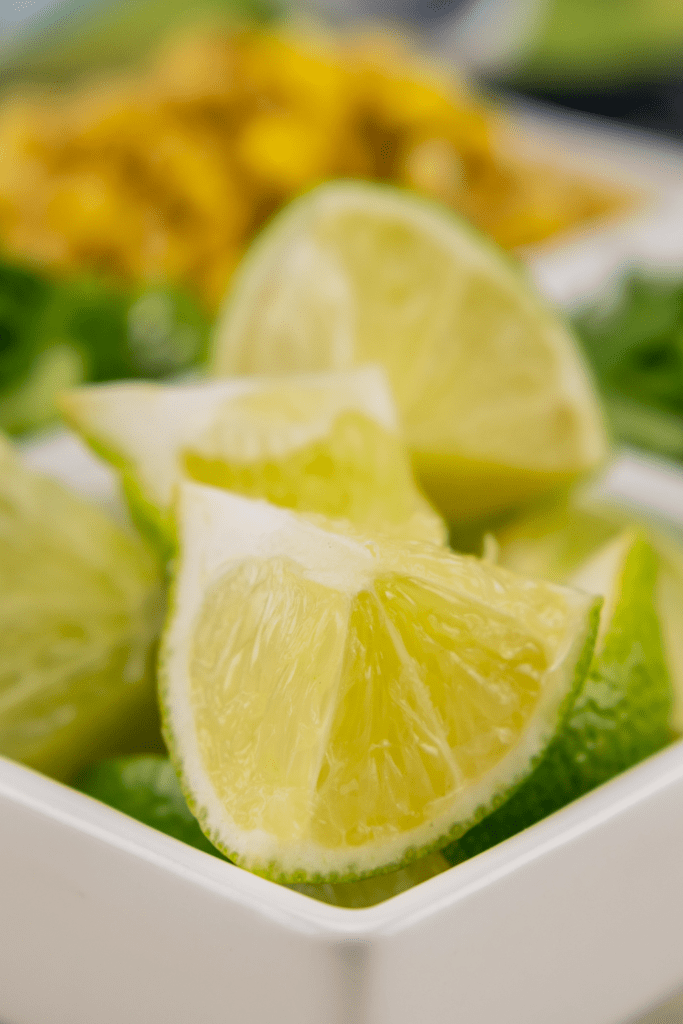 Bowl of Lime Wedges