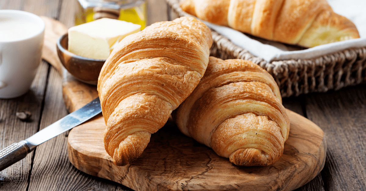 french croissant breakfast