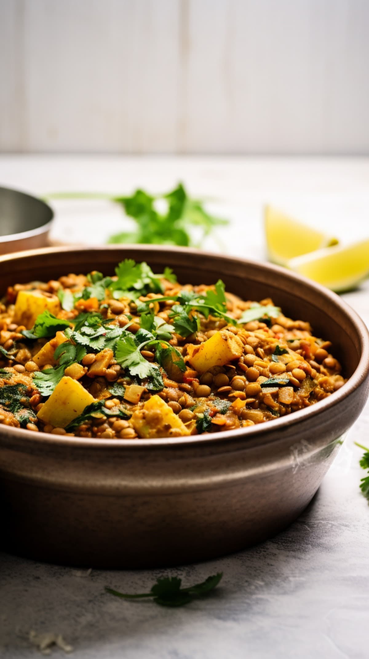 Lentil Stew with Spinach