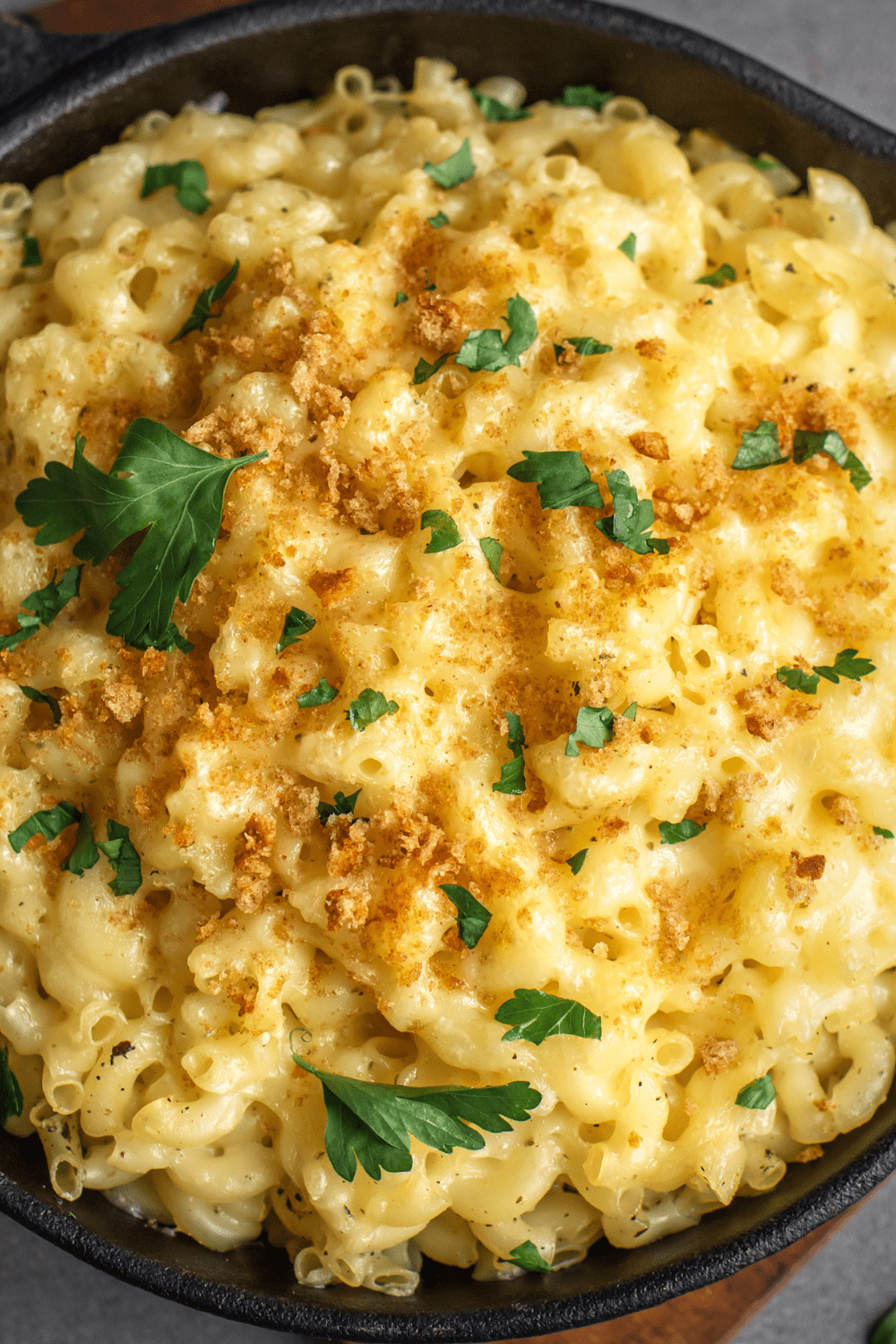 Mac And Cheese With Bread Crumbs And Cheese Sauce