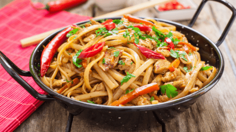 Homemade Chicken Chow Mein