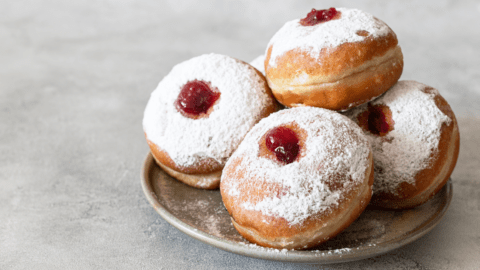 Homemade Jam Doughnuts